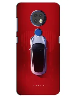 Чохол для Nokia 7.2 з картинкою «Tesla Top View»