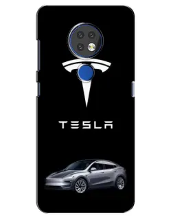Чохол для Nokia 7.2 з картинкою «Tesla Model Y»