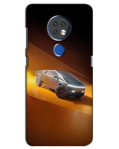 Чохол для Nokia 7.2 з картинкою «Cybertruck у пустелі»