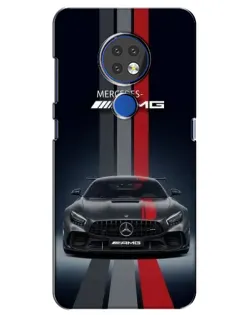 Чохол для Nokia 7.2 з картинкою «Mercedes — білий карбон» Чохол для Nokia 7.2 з картинкою «Mercedes — білий карбон»
