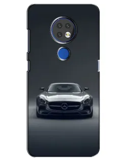 Чехол для Nokia 7.2 с картинкой «Mercedes на черном» Чехол для Nokia 7.2 с картинкой «Mercedes на черном»