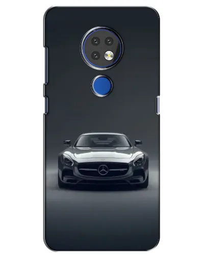 Чехол для Nokia 7.2 с картинкой «Mercedes на черном» Чехол для Nokia 7.2 с картинкой «Mercedes на черном»