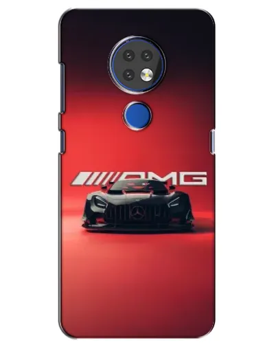 Чехол для Nokia 7.2 с картинкой «Mercedes AMG — красная линия» Чехол для Nokia 7.2 с картинкой «Mercedes AMG — красная линия»