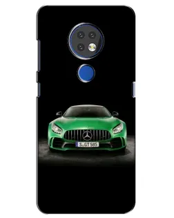 Чехол для Nokia 7.2 с картинкой «Mercedes — неоновый лого» Чехол для Nokia 7.2 с картинкой «Mercedes — неоновый лого»