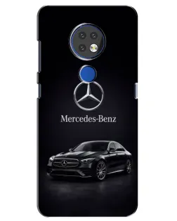 Чехол для Nokia 7.2 с картинкой «Mercedes — решетка радиатора» Чехол для Nokia 7.2 с картинкой «Mercedes — решетка радиатора»