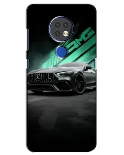 Чехол для Nokia 7.2 с картинкой «Темный Mercedes AMG» Чехол для Nokia 7.2 с картинкой «Темный Mercedes AMG»