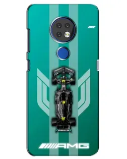 Чехол для Nokia 7.2 с картинкой «Mercedes AMG Petronas» Чехол для Nokia 7.2 с картинкой «Mercedes AMG Petronas»