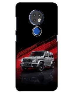 Чехол для Nokia 7.2 с картинкой «Mercedes G-Class красный» Чехол для Nokia 7.2 с картинкой «Mercedes G-Class красный»