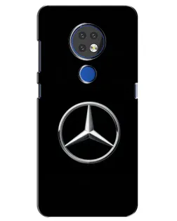 Чехол для Nokia 7.2 с картинкой «Mercedes классический лого» Чехол для Nokia 7.2 с картинкой «Mercedes классический лого»