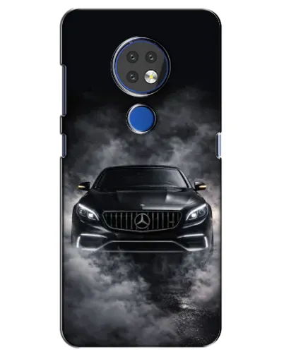 Чехол для Nokia 7.2 с картинкой «Mercedes в дыму» Чехол для Nokia 7.2 с картинкой «Mercedes в дыму»