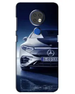 Чехол для Nokia 7.2 с картинкой «Mercedes EQ — будущее» Чехол для Nokia 7.2 с картинкой «Mercedes EQ — будущее»