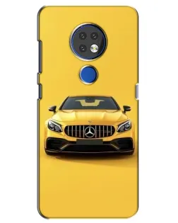 Чехол для Nokia 7.2 с картинкой «Желтый Mercedes GT» Чехол для Nokia 7.2 с картинкой «Желтый Mercedes GT»
