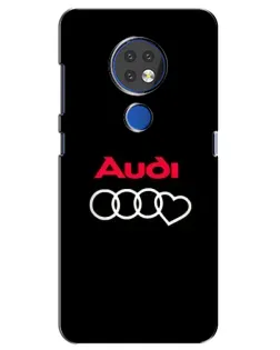 Чохол для Nokia 7.2 з картинкою «Логотип Audi Heart» Чохол для Nokia 7.2 з картинкою «Логотип Audi Heart»