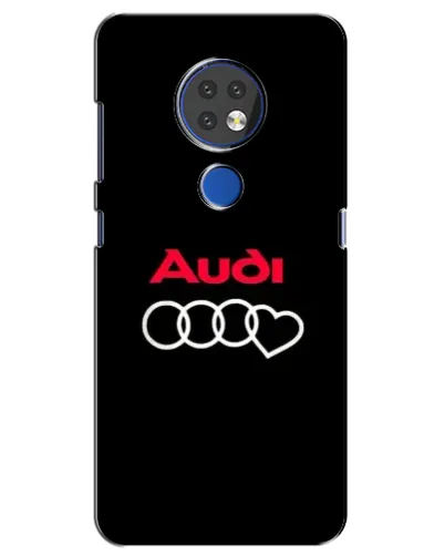 Чехол для Nokia 7.2 с картинкой «Логотип Audi Heart» Чехол для Nokia 7.2 с картинкой «Логотип Audi Heart»