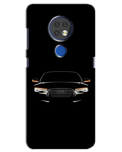 Чехол для Nokia 7.2 с картинкой «Audi — ночной контур» Чехол для Nokia 7.2 с картинкой «Audi — ночной контур»