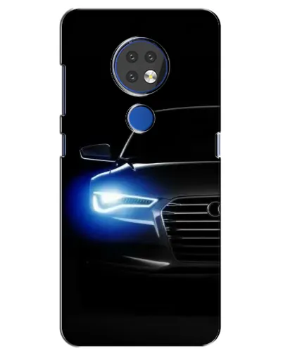 Чехол для Nokia 7.2 с картинкой «Неоновый взгляд Audi» Чехол для Nokia 7.2 с картинкой «Неоновый взгляд Audi»