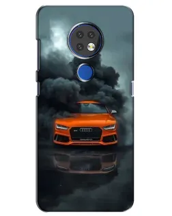 Чохол для Nokia 7.2 з картинкою «Audi у хмарах диму» Чохол для Nokia 7.2 з картинкою «Audi у хмарах диму»