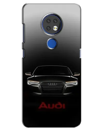 Чехол для Nokia 7.2 с картинкой «Audi — градиентный контур» Чехол для Nokia 7.2 с картинкой «Audi — градиентный контур»