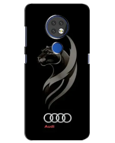 Чехол для Nokia 7.2 с картинкой «Графика — пантера и Audi» Чехол для Nokia 7.2 с картинкой «Графика — пантера и Audi»