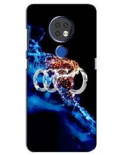 Чохол для Nokia 7.2 з картинкою «Енергія лого Audi» Чохол для Nokia 7.2 з картинкою «Енергія лого Audi»