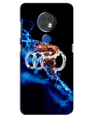 Чехол для Nokia 7.2 с картинкой «Энергия лого Audi» Чехол для Nokia 7.2 с картинкой «Энергия лого Audi»