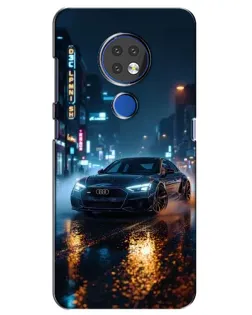 Чохол для Nokia 7.2 з картинкою «Нічне місто та Audi» Чохол для Nokia 7.2 з картинкою «Нічне місто та Audi»