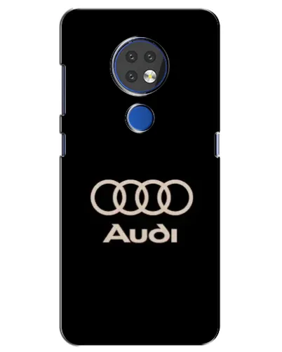 Чехол для Nokia 7.2 с картинкой «Audi — золотой логотип» Чехол для Nokia 7.2 с картинкой «Audi — золотой логотип»