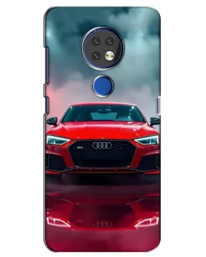 Чехол для Nokia 7.2 с картинкой «Audi RS — красный стиль» Чехол для Nokia 7.2 с картинкой «Audi RS — красный стиль»