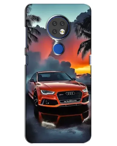 Чехол для Nokia 7.2 с картинкой «Audi — закат» Чехол для Nokia 7.2 с картинкой «Audi — закат»