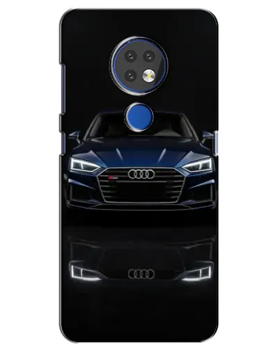 Чехол для Nokia 7.2 с картинкой «Audi — ночное отражение» Чехол для Nokia 7.2 с картинкой «Audi — ночное отражение»
