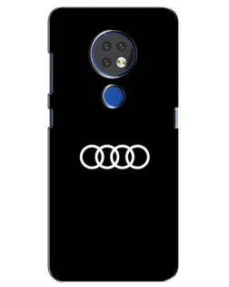 Чохол для Nokia 7.2 з картинкою «Audi White Logo» Чохол для Nokia 7.2 з картинкою «Audi White Logo»