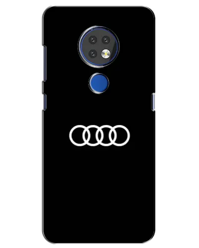 Чехол для Nokia 7.2 с картинкой «Audi White Logo» Чехол для Nokia 7.2 с картинкой «Audi White Logo»