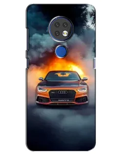 Чохол для Nokia 7.2 з картинкою «Audi у вогняному диму» Чохол для Nokia 7.2 з картинкою «Audi у вогняному диму»