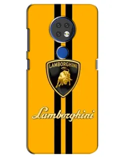 Чохол для Nokia 7.2 з картинкою «Lamborghini Stripe жовтий» Чохол для Nokia 7.2 з картинкою «Lamborghini Stripe жовтий»