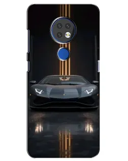 Чохол для Nokia 7.2 з картинкою «Lamborghini золоті лінії» Чохол для Nokia 7.2 з картинкою «Lamborghini золоті лінії»