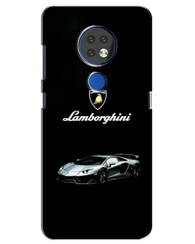Чохол для Nokia 7.2 з картинкою «Логотип Lamborghini класика»