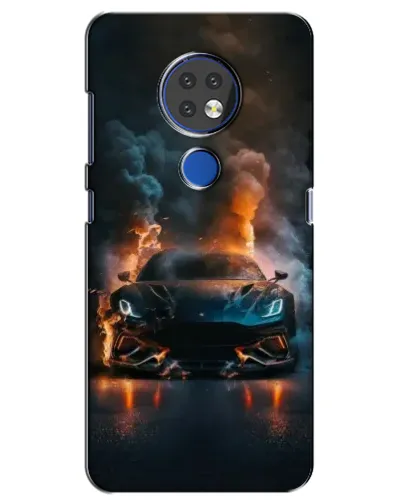 Чохол для Nokia 7.2 з картинкою «Lamborghini димна естетика»