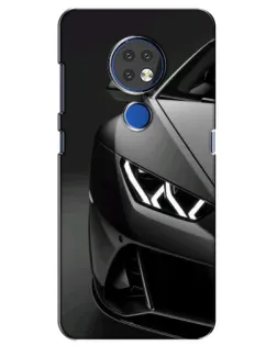 Чохол для Nokia 7.2 з картинкою «Lamborghini фари деталізація»