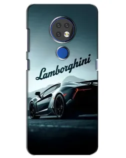 Чохол для Nokia 7.2 з картинкою «Класичний Lamborghini надпис»