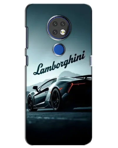Чохол для Nokia 7.2 з картинкою «Класичний Lamborghini надпис»
