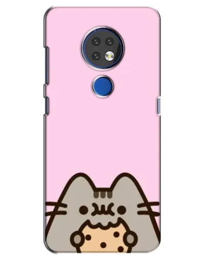 Чехол для Nokia 7.2 с картинкой «Pusheen и печенье» Чехол для Nokia 7.2 с картинкой «Pusheen и печенье»