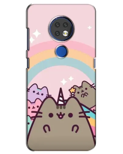Чехол для Nokia 7.2 с картинкой «Единорог Pusheen» Чехол для Nokia 7.2 с картинкой «Единорог Pusheen»