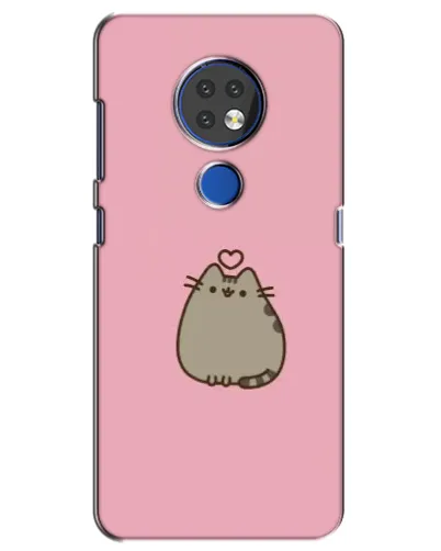 Чехол для Nokia 7.2 с картинкой «Pusheen сердце» Чехол для Nokia 7.2 с картинкой «Pusheen сердце»