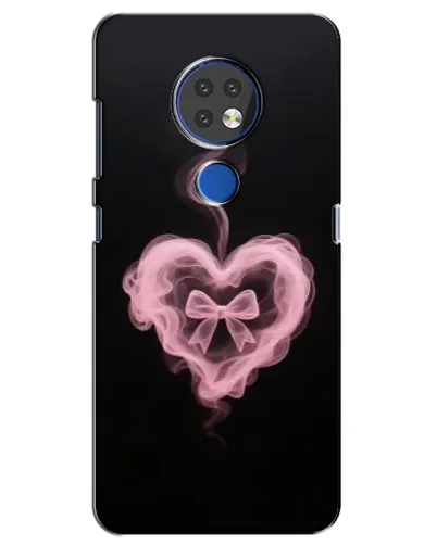 Чехол для Nokia 7.2 с картинкой «Дымчатое сердце»