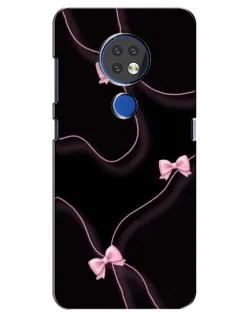 Чехол для Nokia 7.2 с картинкой «Розовые ленты»