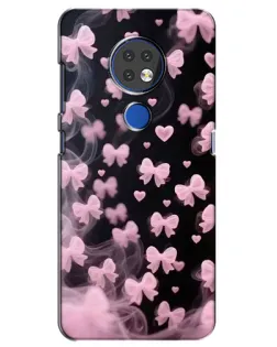 Чехол для Nokia 7.2 с картинкой «Неоновое кружево»