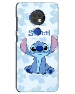 Чохол для Nokia 7.2 з картинкою «Stitch серед квітів»