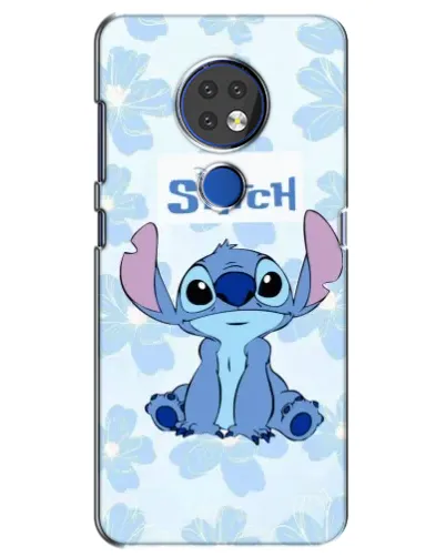 Чохол для Nokia 7.2 з картинкою «Stitch серед квітів»