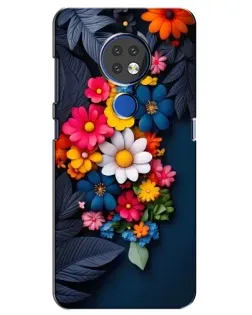 Чохол для Nokia 7.2 з картинкою «Квіткова феєрія» Чохол для Nokia 7.2 з картинкою «Квіткова феєрія»