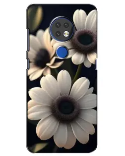 Чохол для Nokia 7.2 з картинкою «Білі маргаритки макро» Чохол для Nokia 7.2 з картинкою «Білі маргаритки макро»